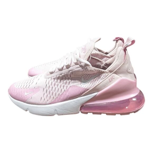 NIKE Air Max 270 'Pink Foam' Running Shoes Size 7Y/W8.5 - Picture 2 of 9